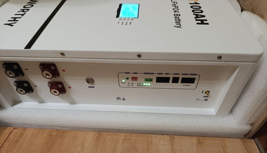 Комплект резервного питания 5кВт: инвертор Anenji ANJ-6200W 48 V Wi-Fi + аккумулятор LiFePO4 Eco-Worthy Wi-Fi Bluetooth 51.2V 100Ah 2798131273 фото