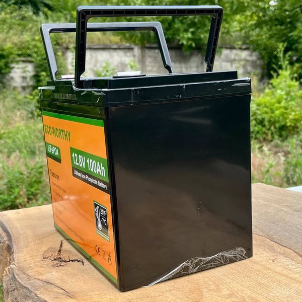 Акумулятор LiFePO4 12.8V 100Ah Eco-Worthy ECO-LFP12100 літій залізо фосфатний для сонячних систем ECO-LFP12100 фото