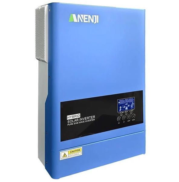 Комплект резервного питания 5кВт: гибридный инвертор Anenji ANJ-6200W 48 V Wi-Fi 6.2кВт +&nbsp;аккумулятор для LiFePO4 Eco-Worthy 51.2V v.1 100Ah 5120Wh, BMS >6000 циклов +&nbsp;+ Солнечные панели двусторонние: 8&times;Leapton 620W N-Type TOPCon 3078626525 фото