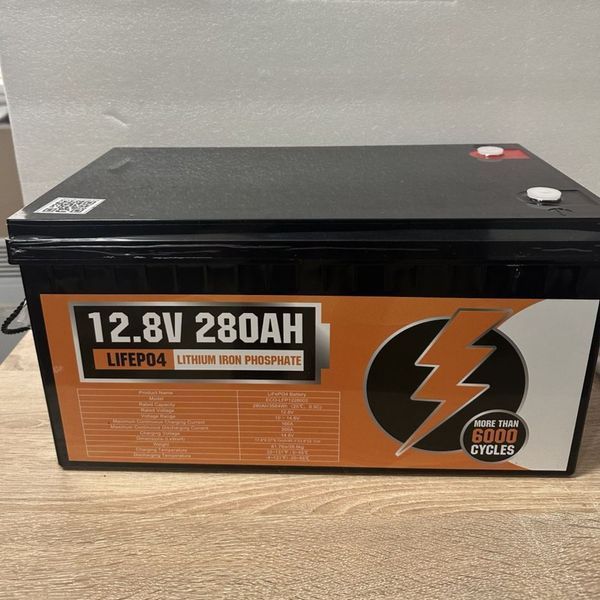 Аккумулятор LiFePO4 Eco-Worthy 12.8V 280Ah Bluetooth 3584 Wh | BMS >6000 циклов, литий-железо-фосфатная батарея US-L13080202117-1 фото