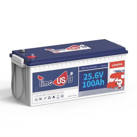 Акумулятор LiFePO4 TimeUSB 24V 100Ah 2560Wh | BMS, >4000 циклів, літій-залізо-фосфатна батарея time24100 фото