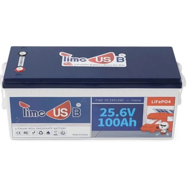 Аккумулятор LiFePO4 TimeUSB 24V 100Ah 2560Wh | BMS, >4000 циклов, литий-железо-фосфатная батарея time24100 фото