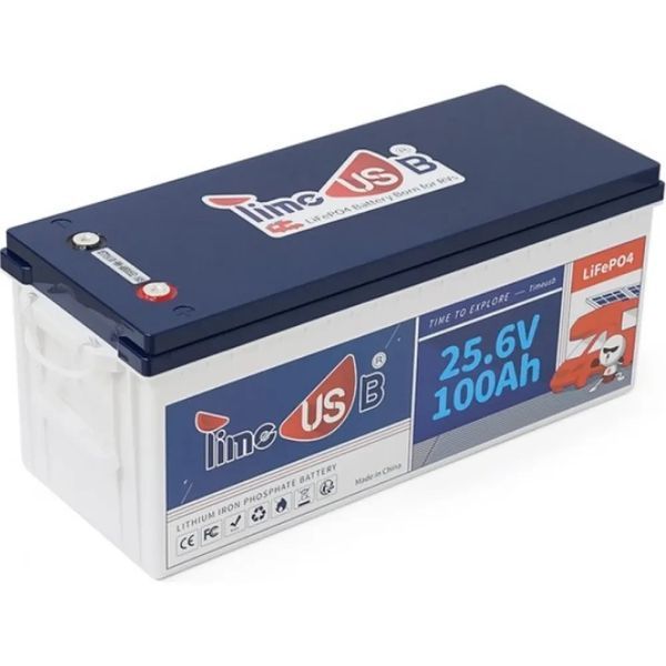 Аккумулятор LiFePO4 TimeUSB 24V 100Ah 2560Wh | BMS, >4000 циклов, литий-железо-фосфатная батарея time24100 фото
