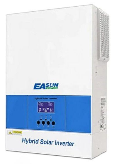 Комплект резервного живлення 6кВт: інвертор EASUN 6.2kW 48V ISolar-SMG-II-6.2KW Wi-Fi + акумулятор LiFePO4 Eco-Worthy 51.2V 100Ah EAS-6200-48V-WIFI+UK-L13S фото