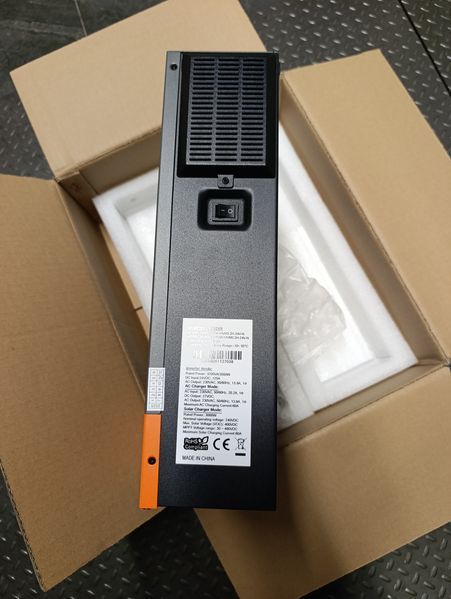 Гібридний інвертор сонячний PowMr 3200W 24V POW-HVM3.2H-24V-N чиста синусоїда 3кВт (Max CH 80A, AC 60) POW-HVM3.2H-24V-N фото
