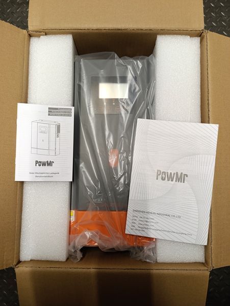 Гібридний інвертор сонячний PowMr 3200W 24V POW-HVM3.2H-24V-N чиста синусоїда 3кВт (Max CH 80A, AC 60) POW-HVM3.2H-24V-N фото