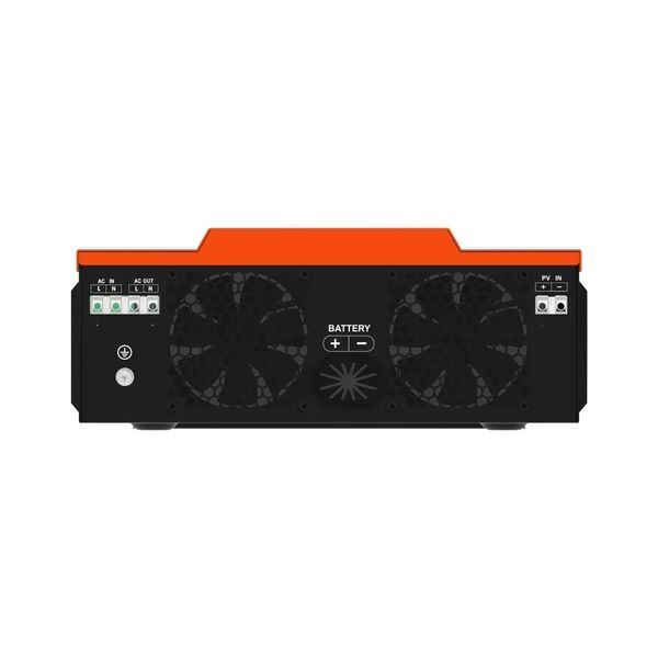 Гібридний інвертор сонячний PowMr 3200W 24V POW-HVM3.2H-24V-N чиста синусоїда 3кВт (Max CH 80A, AC 60) POW-HVM3.2H-24V-N фото