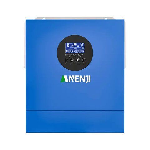 Гібридний інвертор сонячний Anenji 2000W ANJ-2000W-12V-WIFI (2000VA/2000W, Max CH 120A, AC 80) 2кВт ANJ-2000W-12V фото