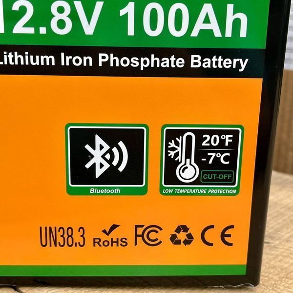 Акумулятор LiFePO4 Eco-Worthy 12.8v 100Ah Bluetooth eco12100bt фото