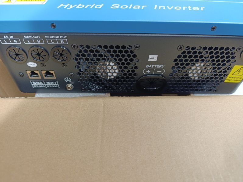 Комплект резервного живлення 4.2кВт: інвертор EASUN 4.2kW 24V ISolar-SMH-III + акумулятора LiFePO4 Eco-Worthy 25.6V 100Агод 2560Wh EAS-4200-24V+EcoWorth25 фото