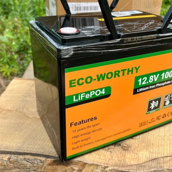 Комплект резервного живлення 2кВт: інвертор Anenji 2000W 12V ANJ-2000W-12V + акумулятора LiFePO4 Eco-Worthy 12.8V 100Агод 1280Wh ANJ-2000-12V+Eco-Worthy фото