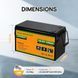 Аккумулятор LiFePO4 Eco-Worthy 25.6V 100Ач 2560Wh Bluetooth | BMS, >4000 циклов, литий-железо-фосфатная LiFePO4 24V 100Ah  (L13070402010-1) фото 9
